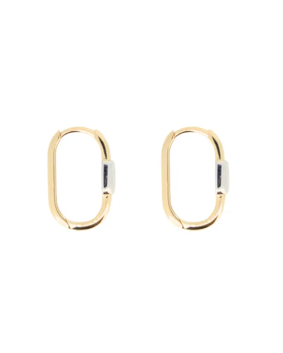 9CT T/T HUGGIES BAR 2mm/15mm